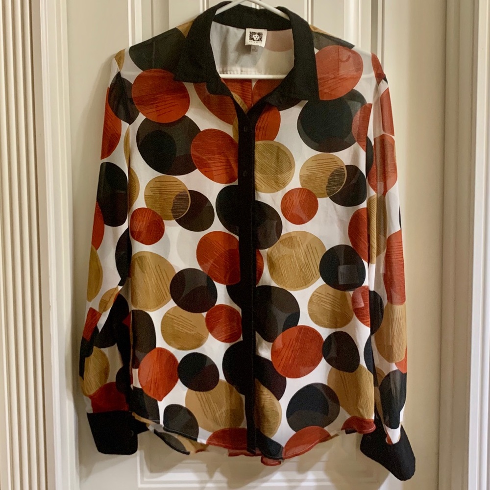 Anne Klein Blouse, size Small to Medium
